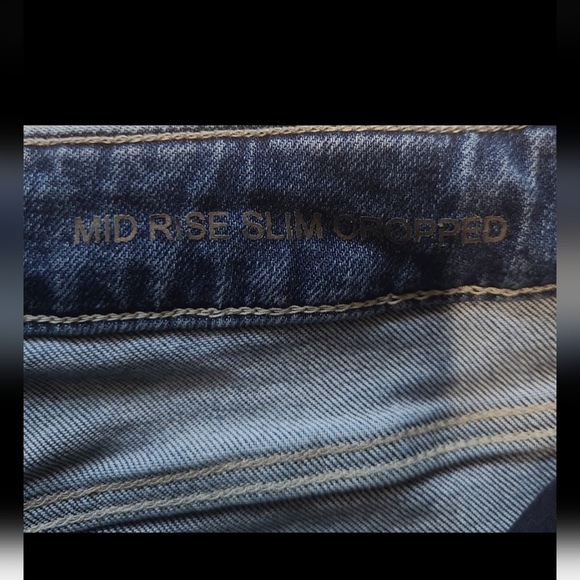 massimo dutti Womens SZ 8 mid rise slim cropped jeans - Picture 8 of 12